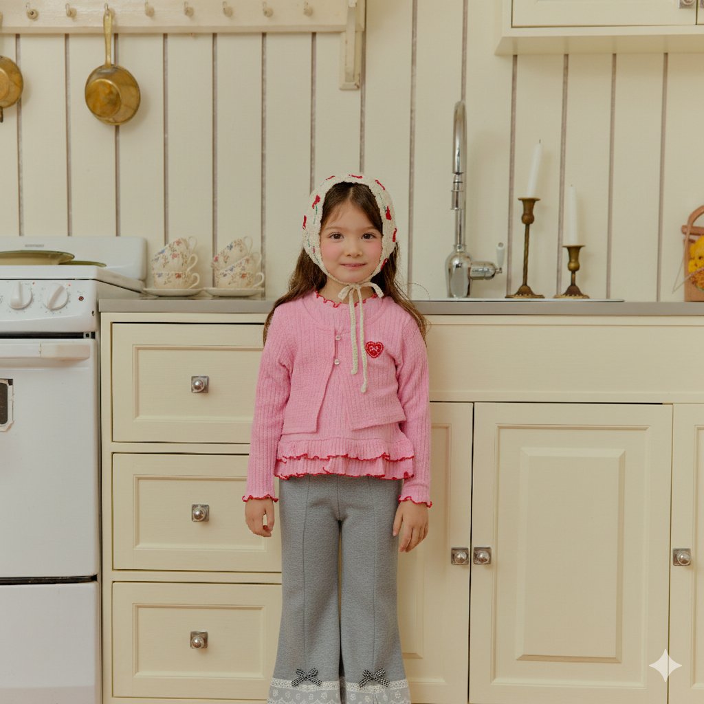 Lace 小開叉長褲