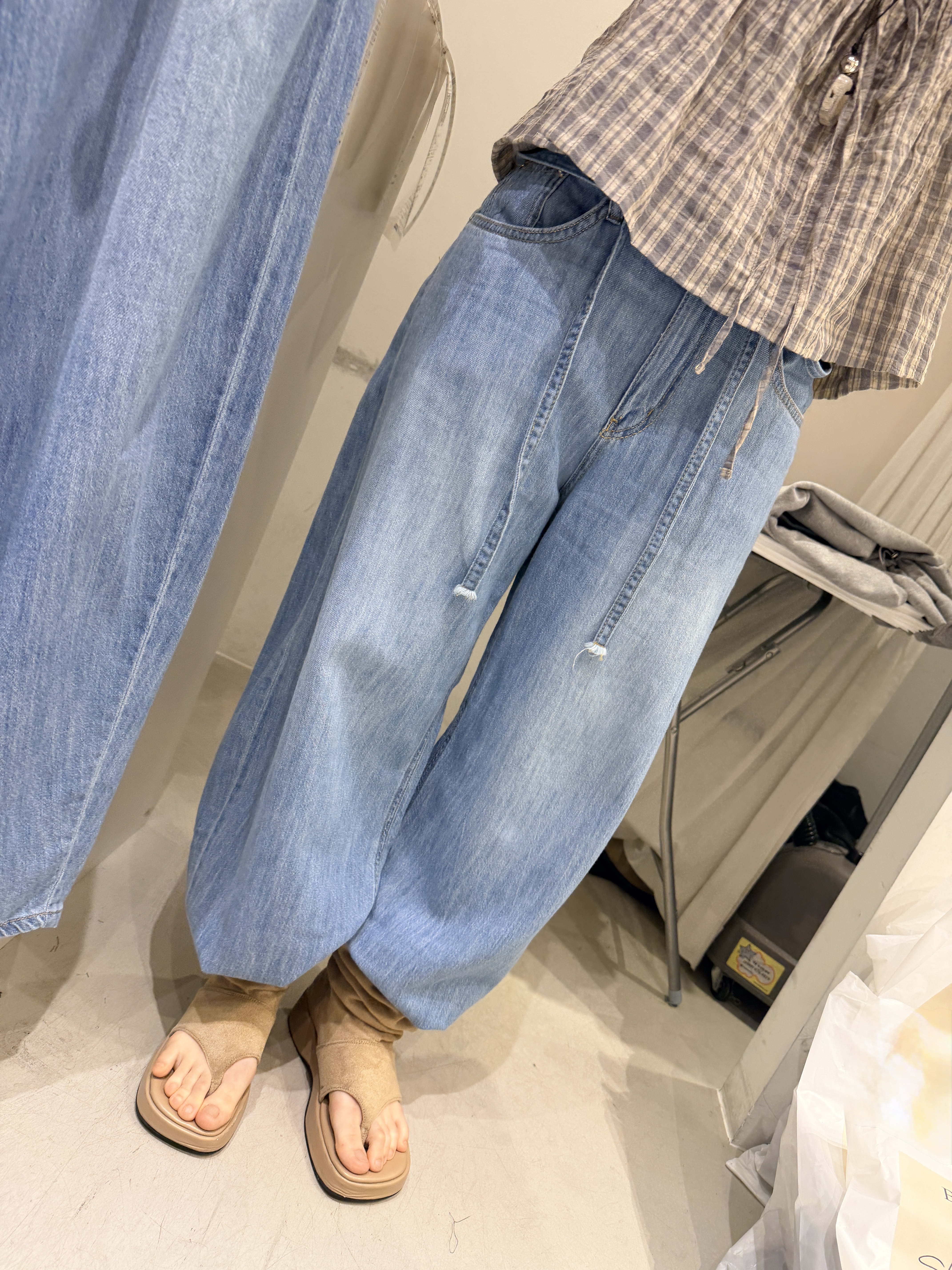Soft cotton jeans