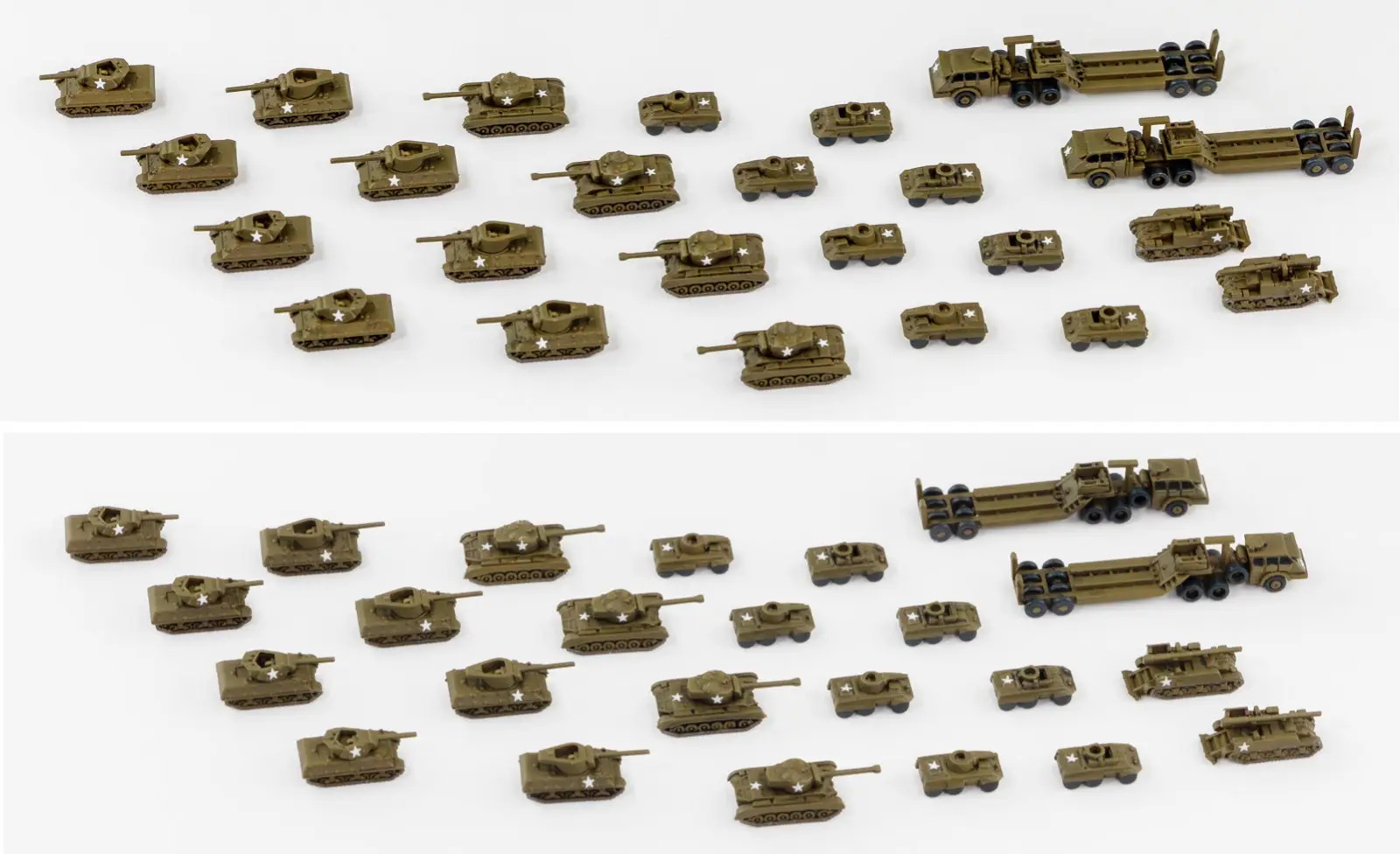 1/700 WWII U.S. Military Vehicle Set 2 (Includes 2 Metal DUKW 353 Vehicles)