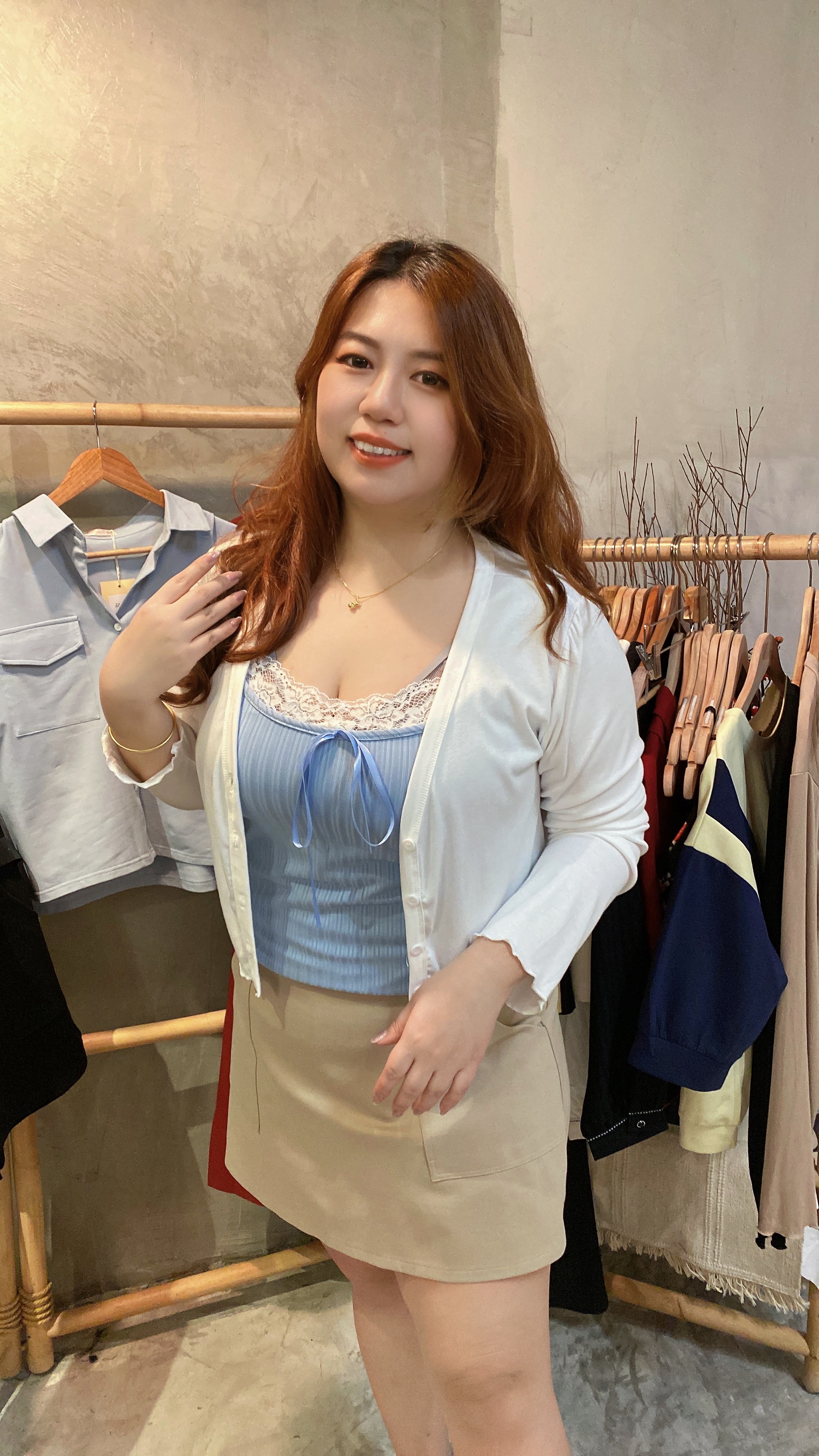 ✨4601号-甜美蕾丝边蝴蝶结吊带背心