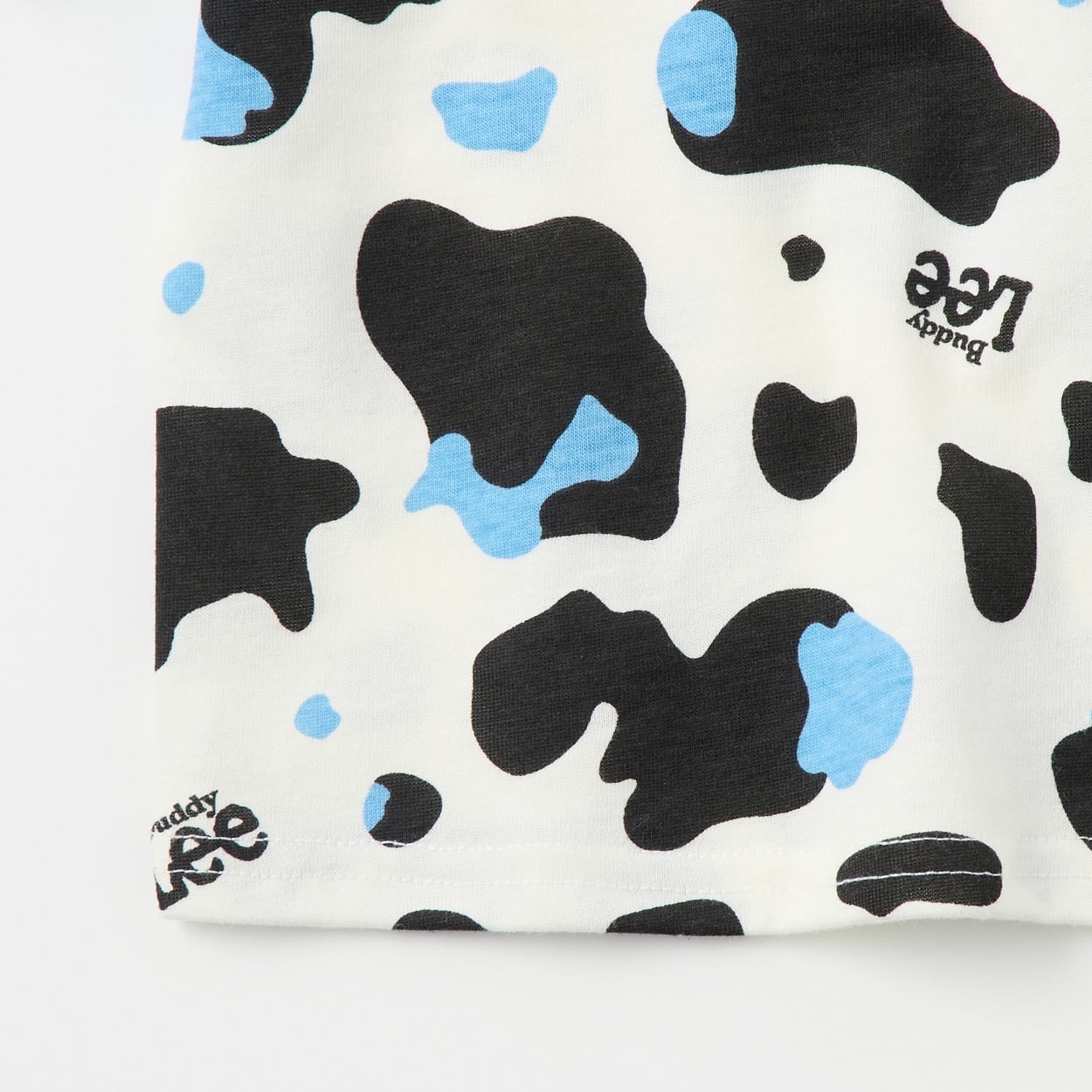 🇯🇵預訂 日本直送🇯🇵Buddy Lee 兩色標誌刺繡口袋乳牛紋印花短袖T恤