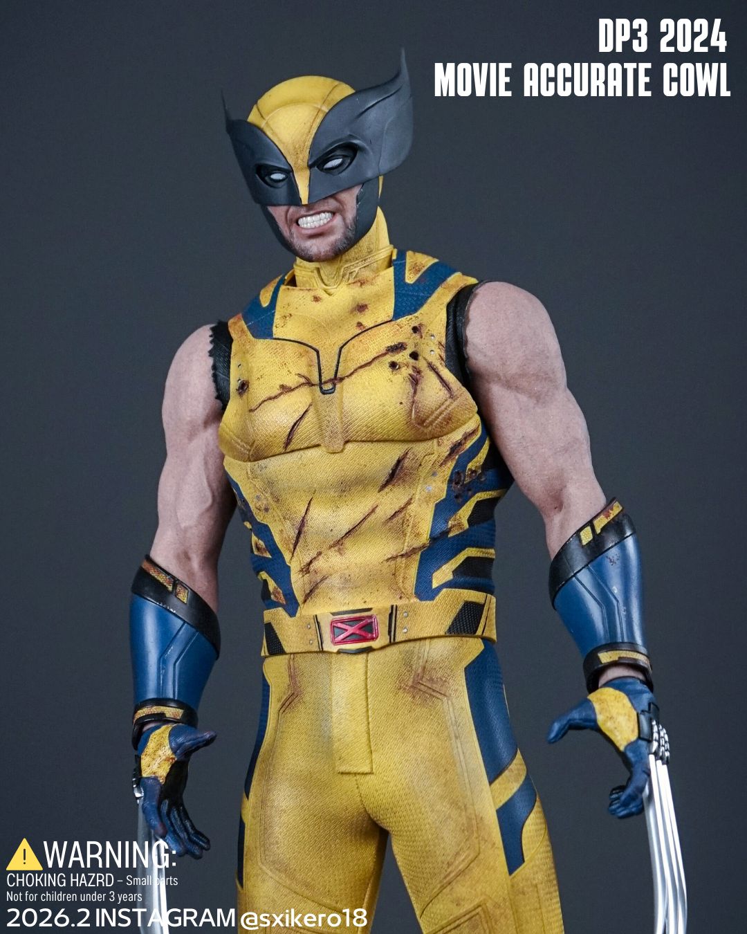 狼人面罩頭雕項目 Wolverine movie accurate cowl project