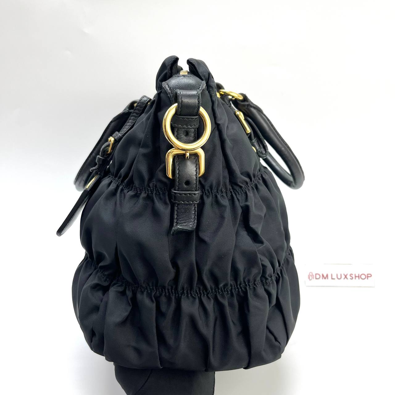 Prada Tessuto Gaufre Nylon Tote Bag GHW