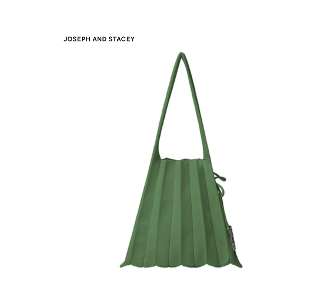 JOSEPH & STACEY Lucky Pleats Knit M (Basil, Butter, Jelly Green, Matcha Latte, Sea Gree)