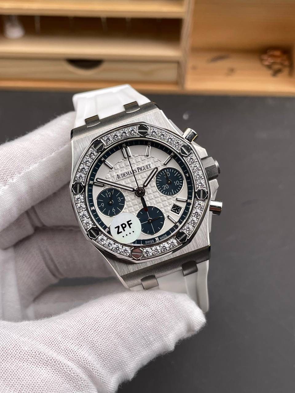 🚀皇家橡树26231 蓝眼白盘/37mm/7750机💯