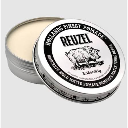 REUZEL Concrete Hold Matte Pomade Strong Hold No Shine 銀豬超強啞光髮蠟 113g
