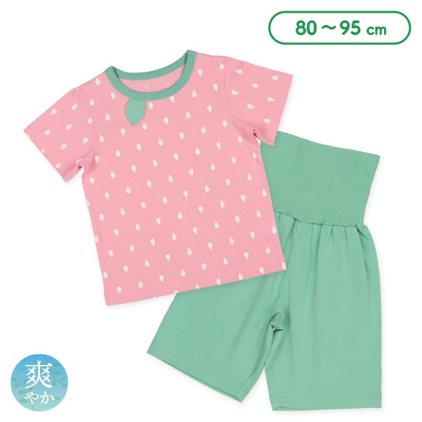 🇯🇵預訂 日本直送🇯🇵草莓造型包腹短袖家居服上下套裝