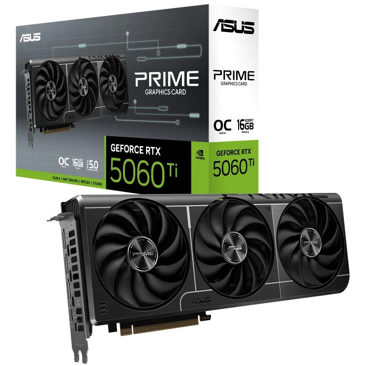 ASUS PRIME GeForce RTX 5060 Ti 16GB GDDR7 OC Edition