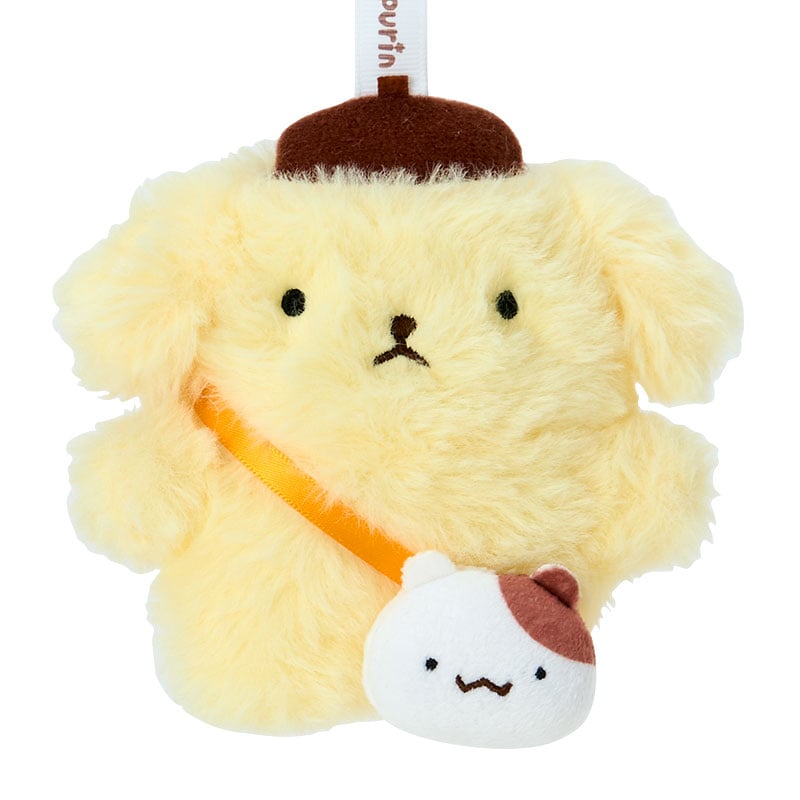 現貨｜Sanrio Pompompurin 布甸狗 30週年版 日版 毛公仔鏡子 吊飾 掛件 (49501-7)