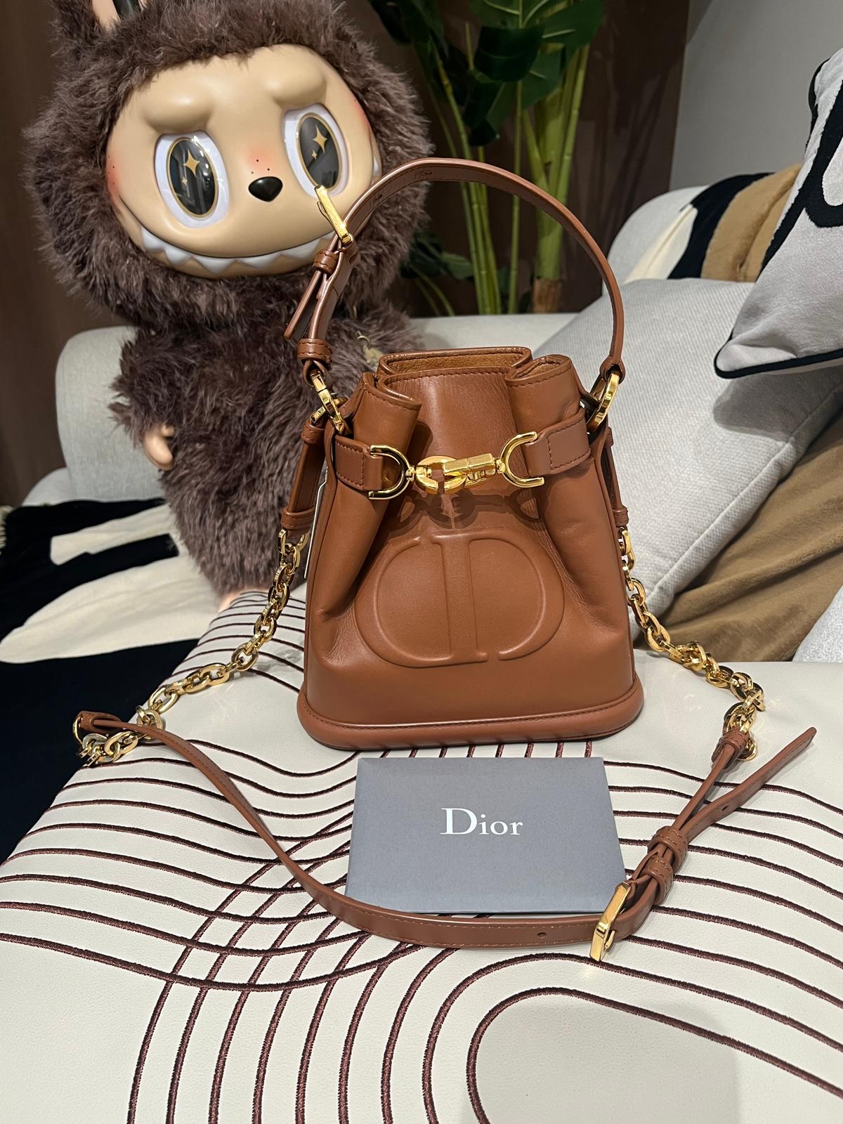 DIOR C'EST small CHRISTIAN DIOR CALFSKIN ,100%Authentic,95%new ✅證書✅dust bag 