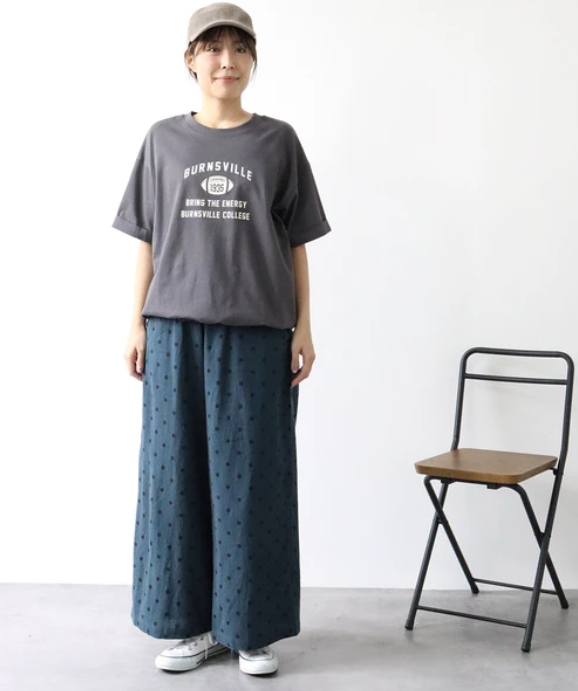 日牌Cloudnine 點點闊褲
