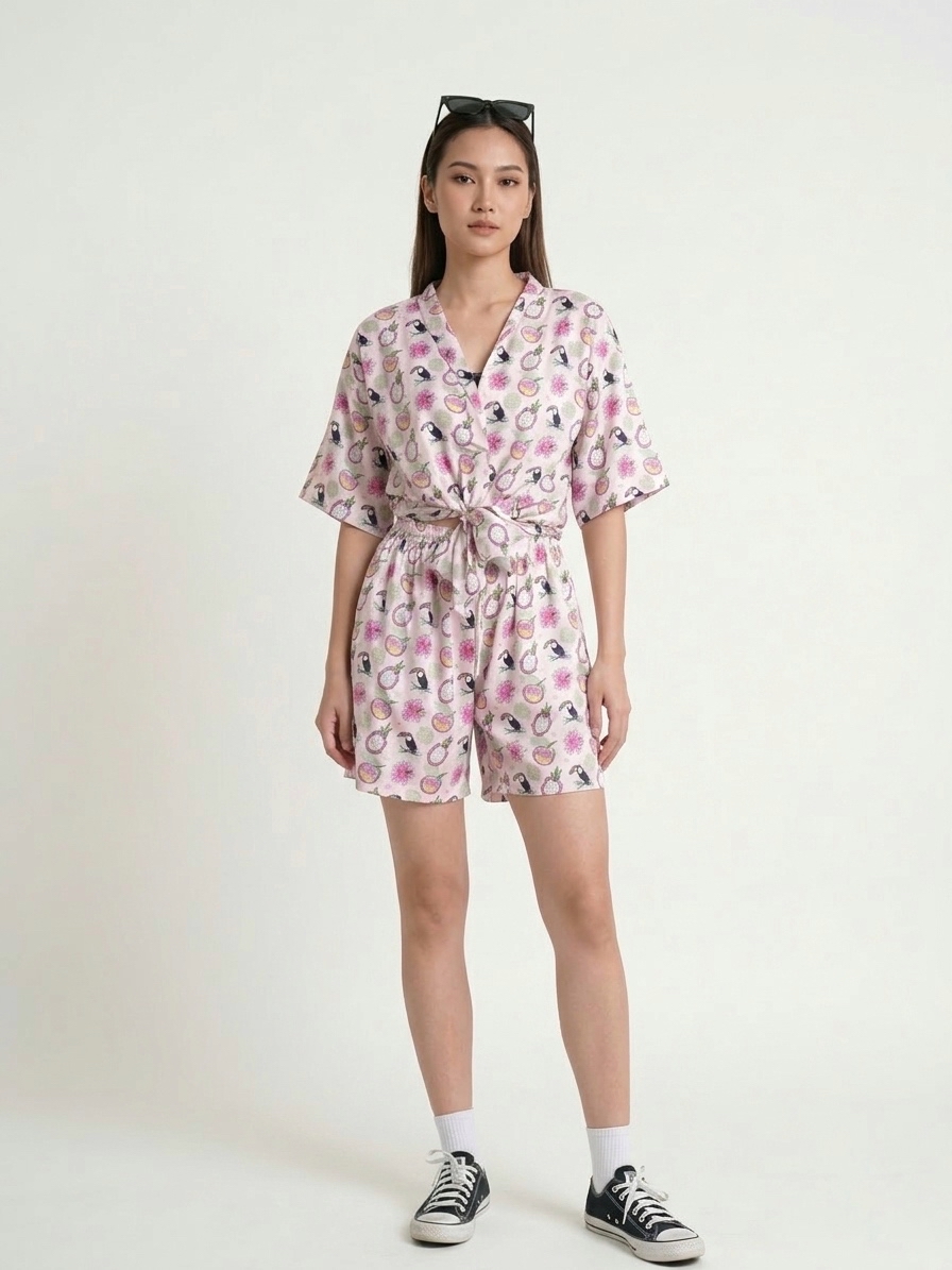 T6020 - Tropical Haw Blouse