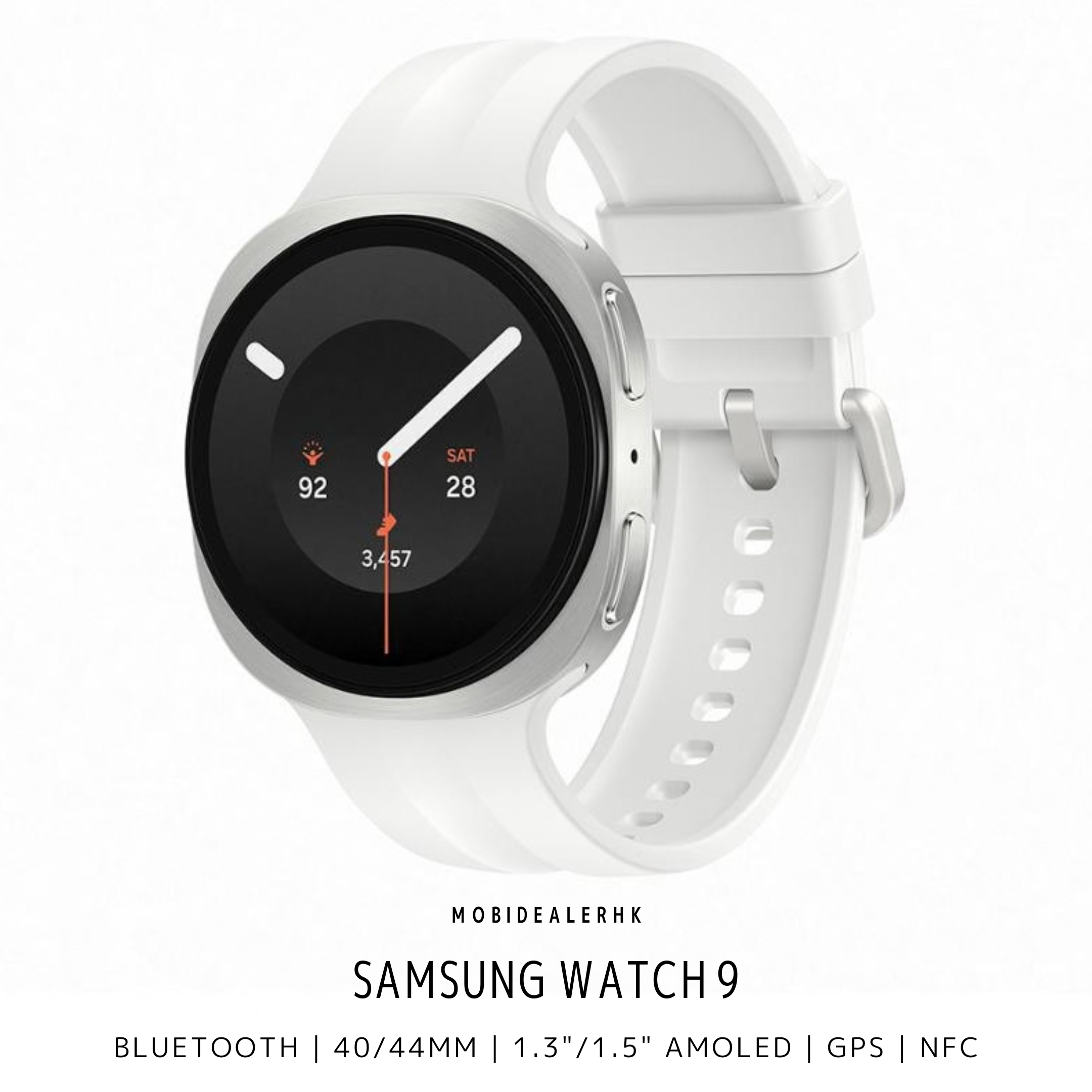 Samsung Galaxy Watch 9 | Bluetooth 藍牙 | 40MM | 智能手錶AMOLED 屏幕 | NFC | GPS | 2+32Gb