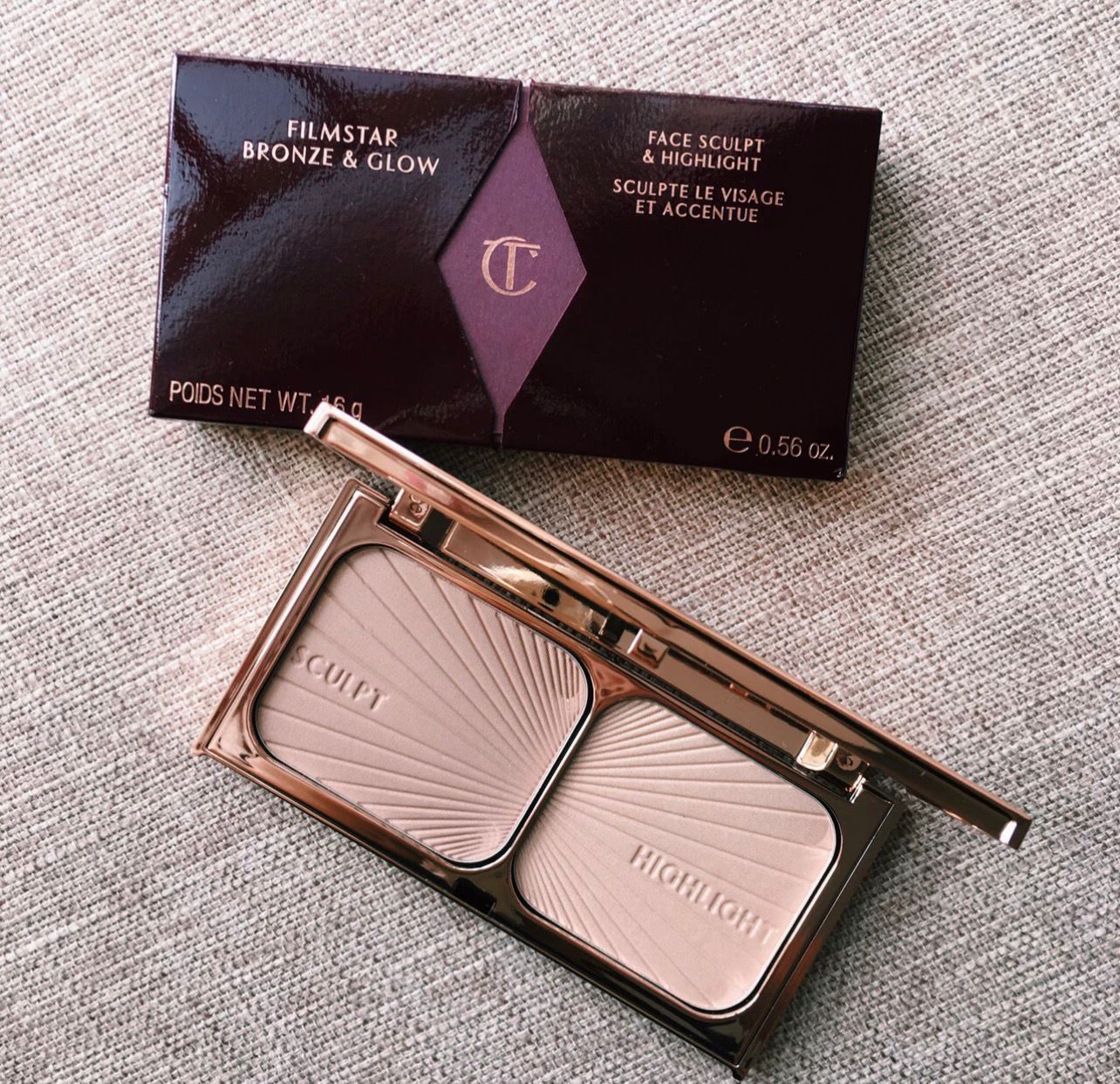 CT Filmstar BronzeGlow高光修容盤 22.5g