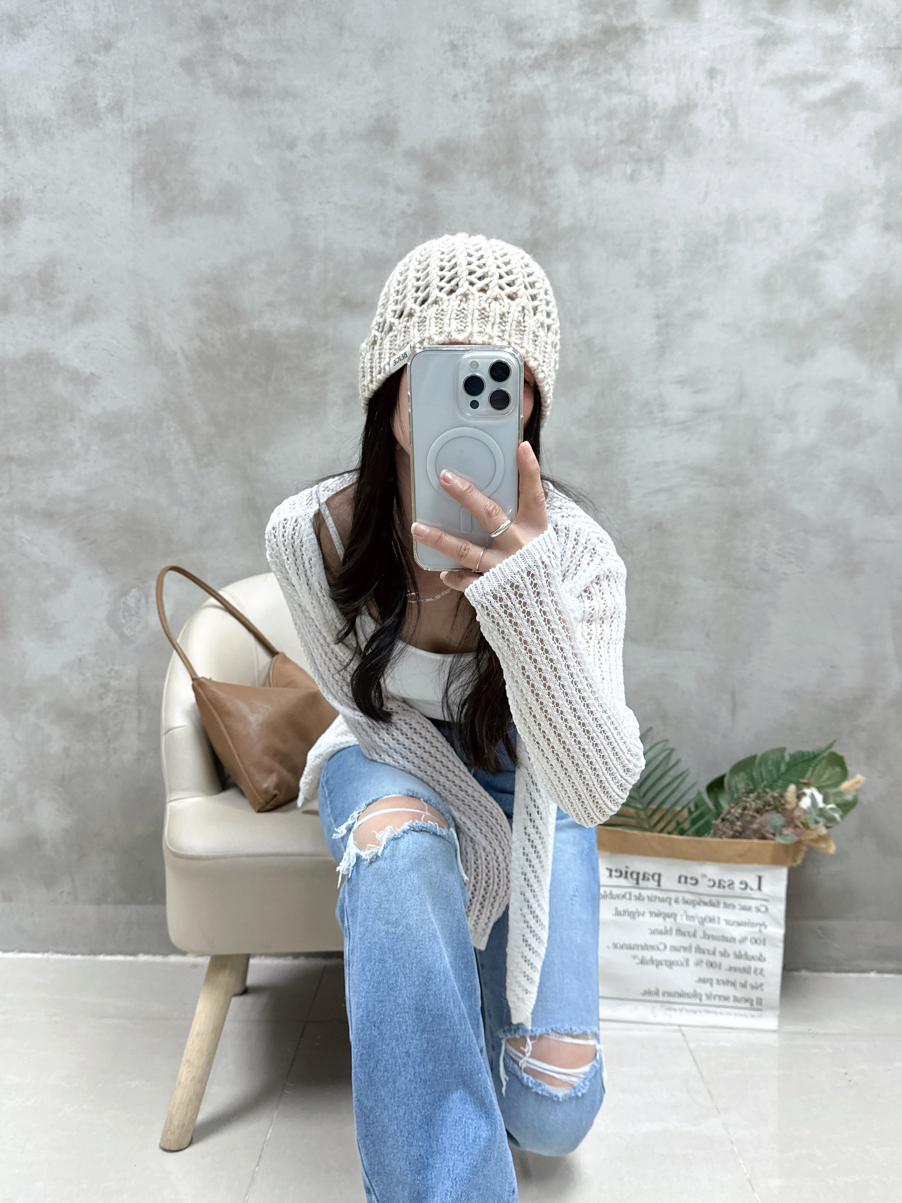 M17 不規則腳網外套