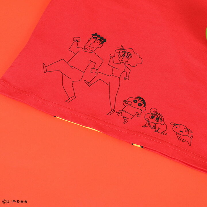 🇯🇵預訂 日本直送🇯🇵Babydoll x蠟筆小新系列人物前後大印花短袖T恤