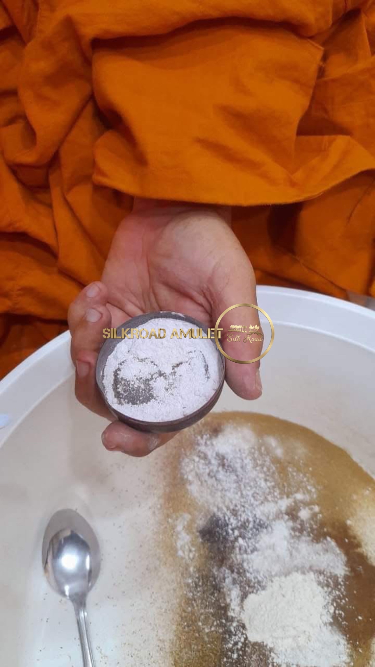 龍婆披贊 佛曆2551 如願符珠 附光學級高透防水殼｜師父親手寫符