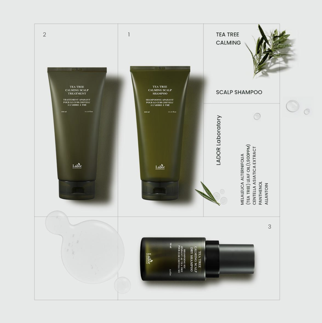 韓國 Lador 茶樹舒緩頭皮 乾洗髮噴霧｜Tea Tree Calming Scalp Dry Shampoo