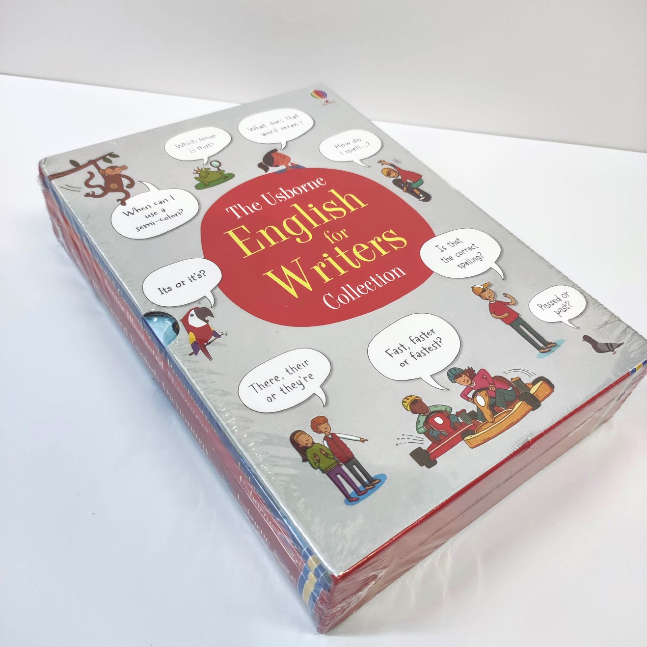 Usborne English for writers Collection 3 books | Junior Illustrated Grammar Punctuation| Junior Illustrated English Dictionary | Junior Illustrated Thesaurus | 全彩插圖英文詞典字典 1套3本  |U02 