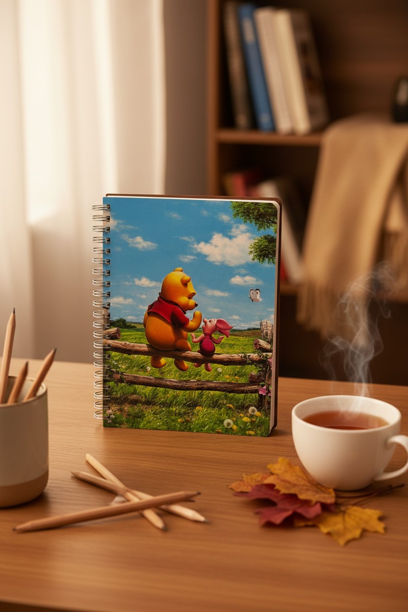 A5 線圈橫線筆記本 Winnie the Pooh  維尼熊  (DWR-A5-716)