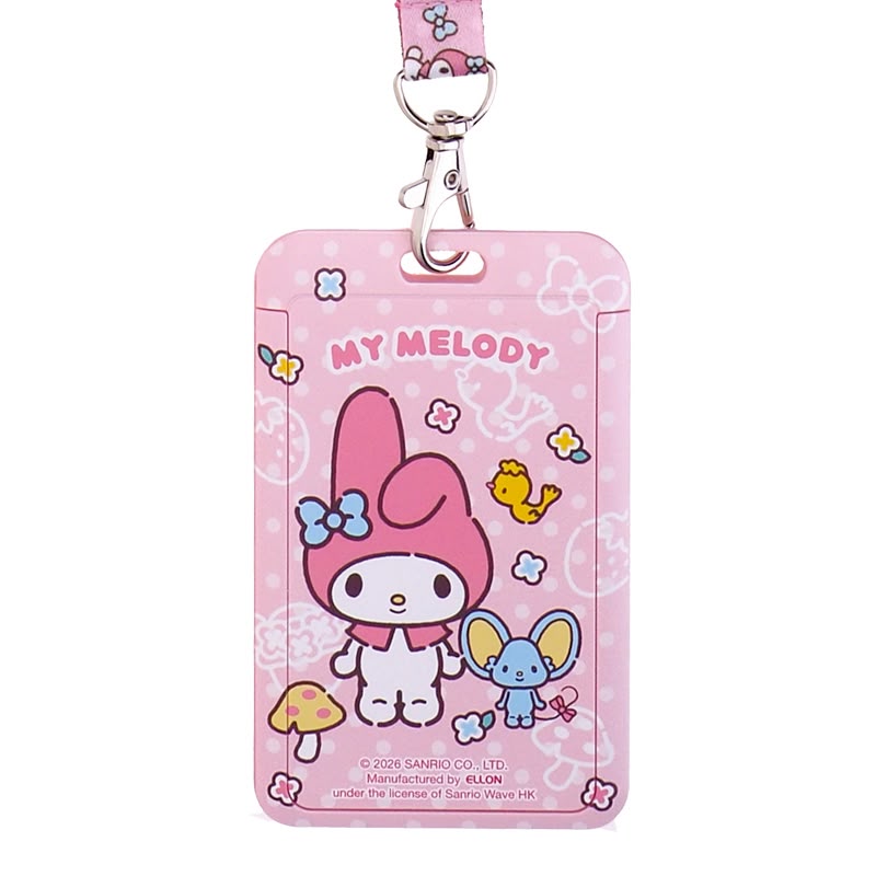 My Melody Plastic Card Holder w/ Neck Strap 証件套連頸繩