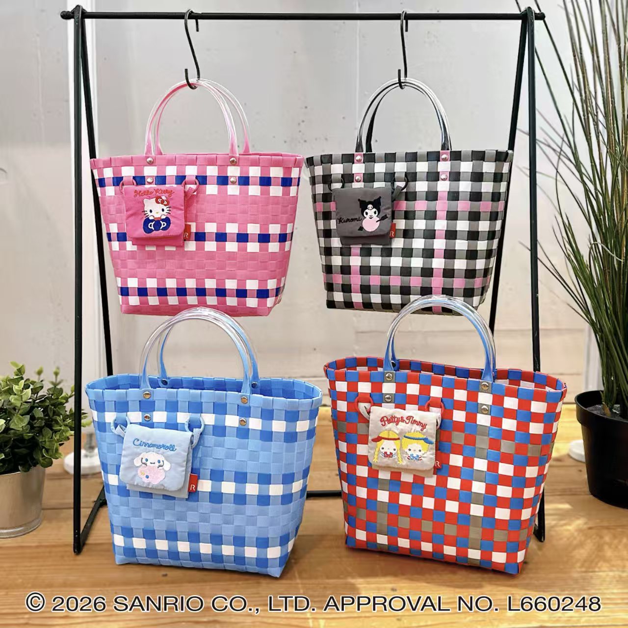 日本 Rootote X Sanrio 人物 籃子包