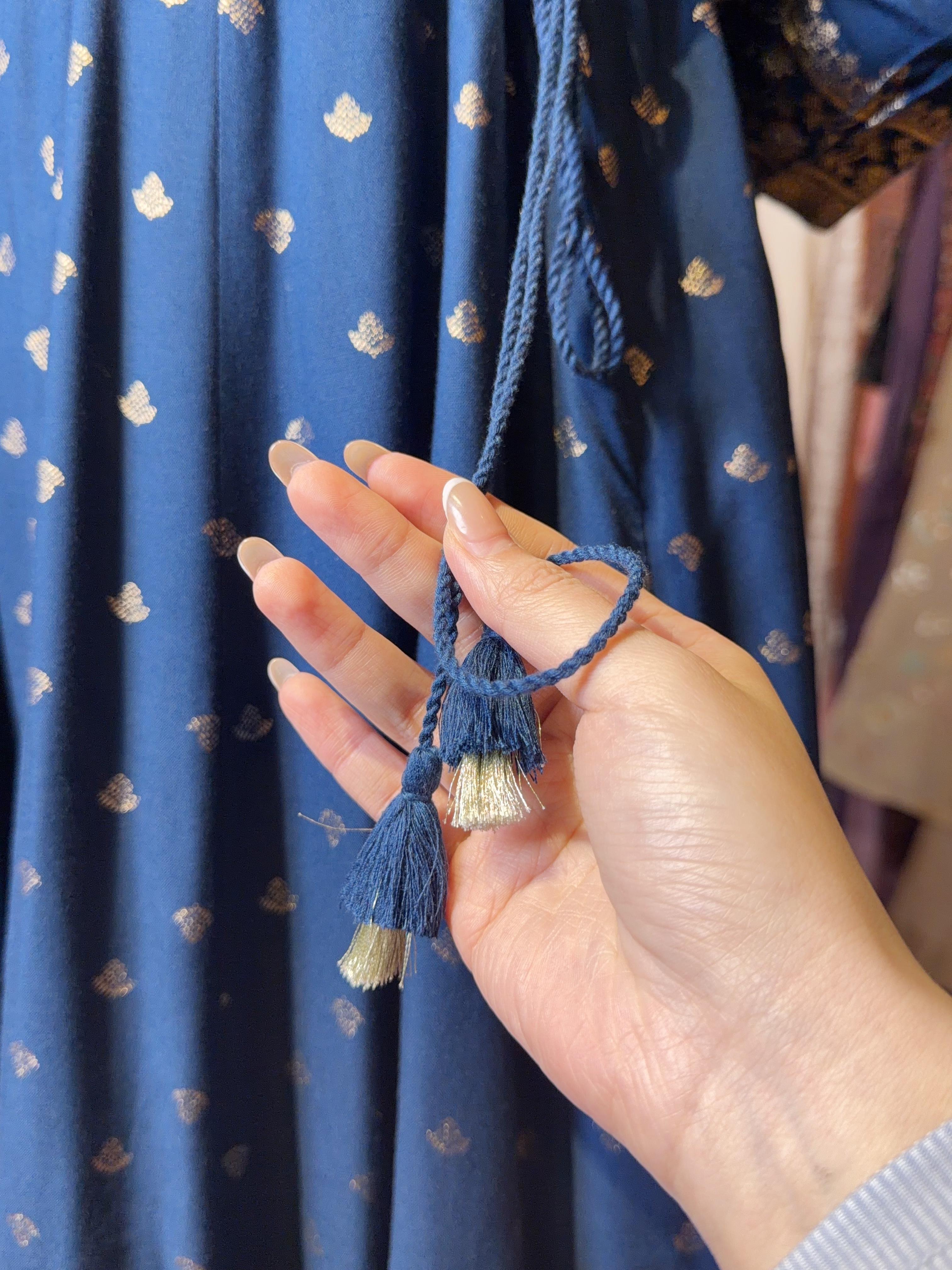 Navy Blue 4-rope Bling Bling OP 48" #1029