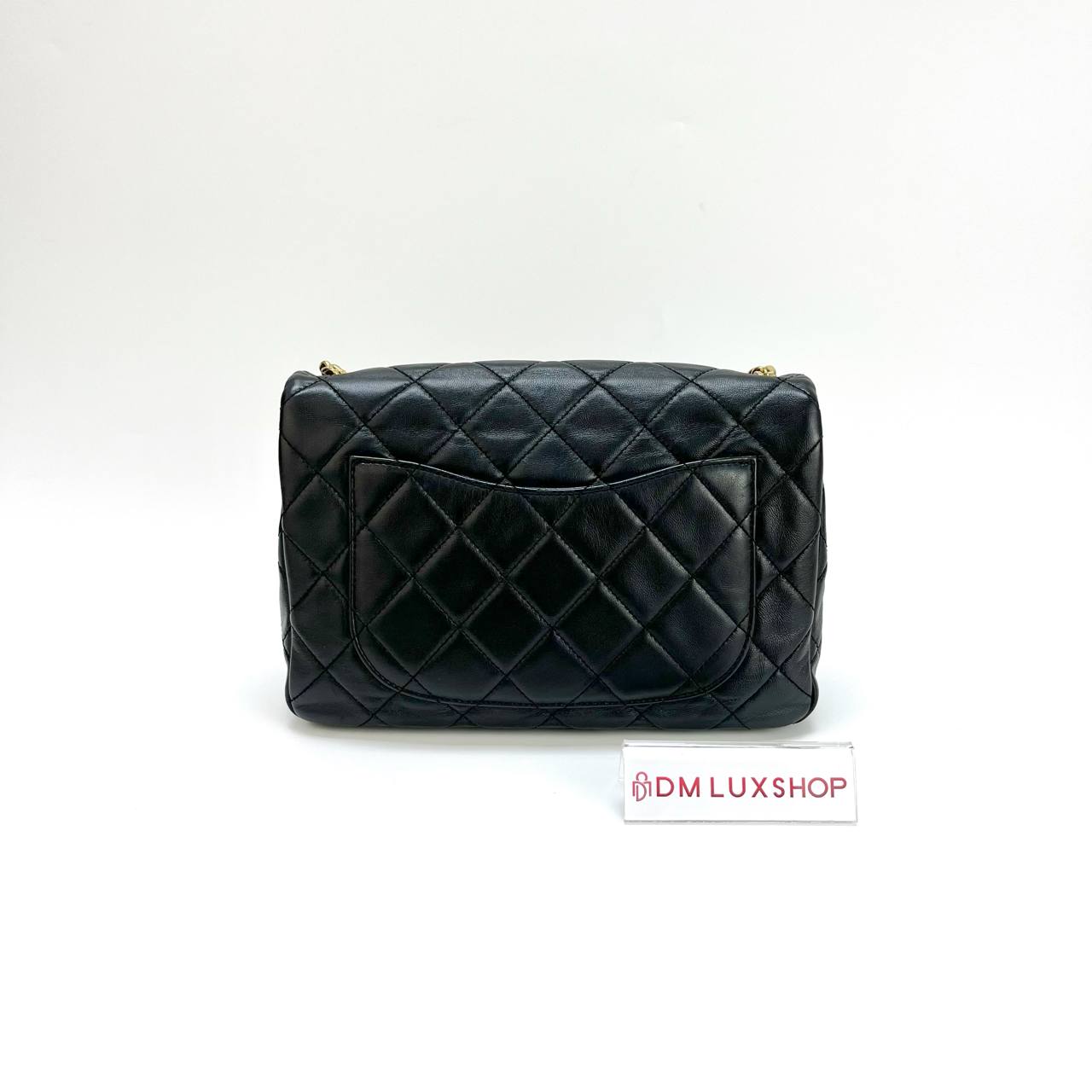 Chanel 22B Black Lambskin Flap Bag GHW (Microchip)