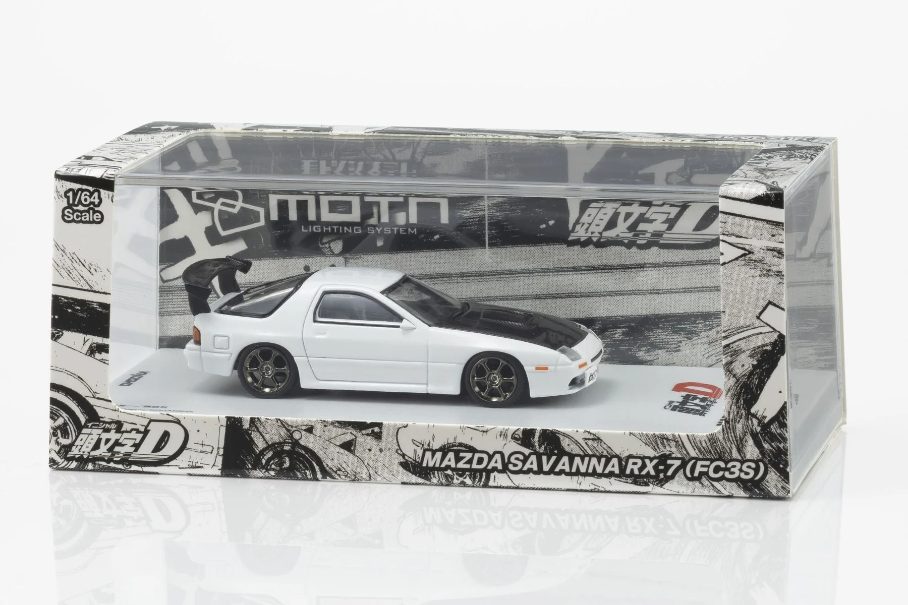  [有燈] Pre Order - Kyosho (07133LC) 1:64 INITIAL D MAZDA SAVANNA RX-7 (FC3S) With LED｜ 預訂優惠價 Pre-Order Price: HK$189
