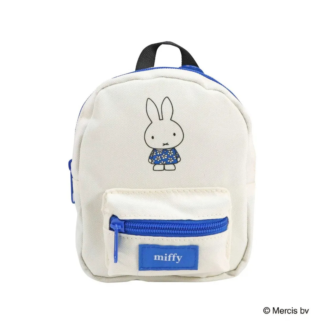 MIFFY 背包型 POUCH 藍花裙