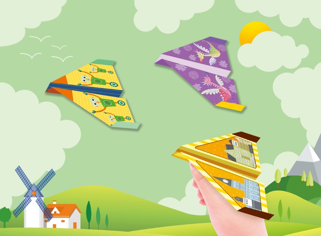 🔸預購貨品🔸好玩的手作遊戲書：神奇紙飛機－進階版