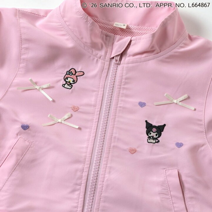 🇯🇵預訂 日本直送🇯🇵Apres les cours x Sanrio系列兩色絲帶愛心人物刺繡防風拉鍊外套