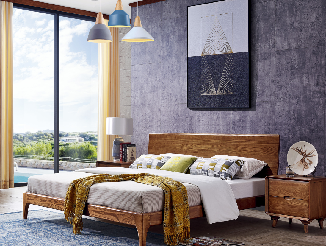 1.5米/1.8米 實木床架 40