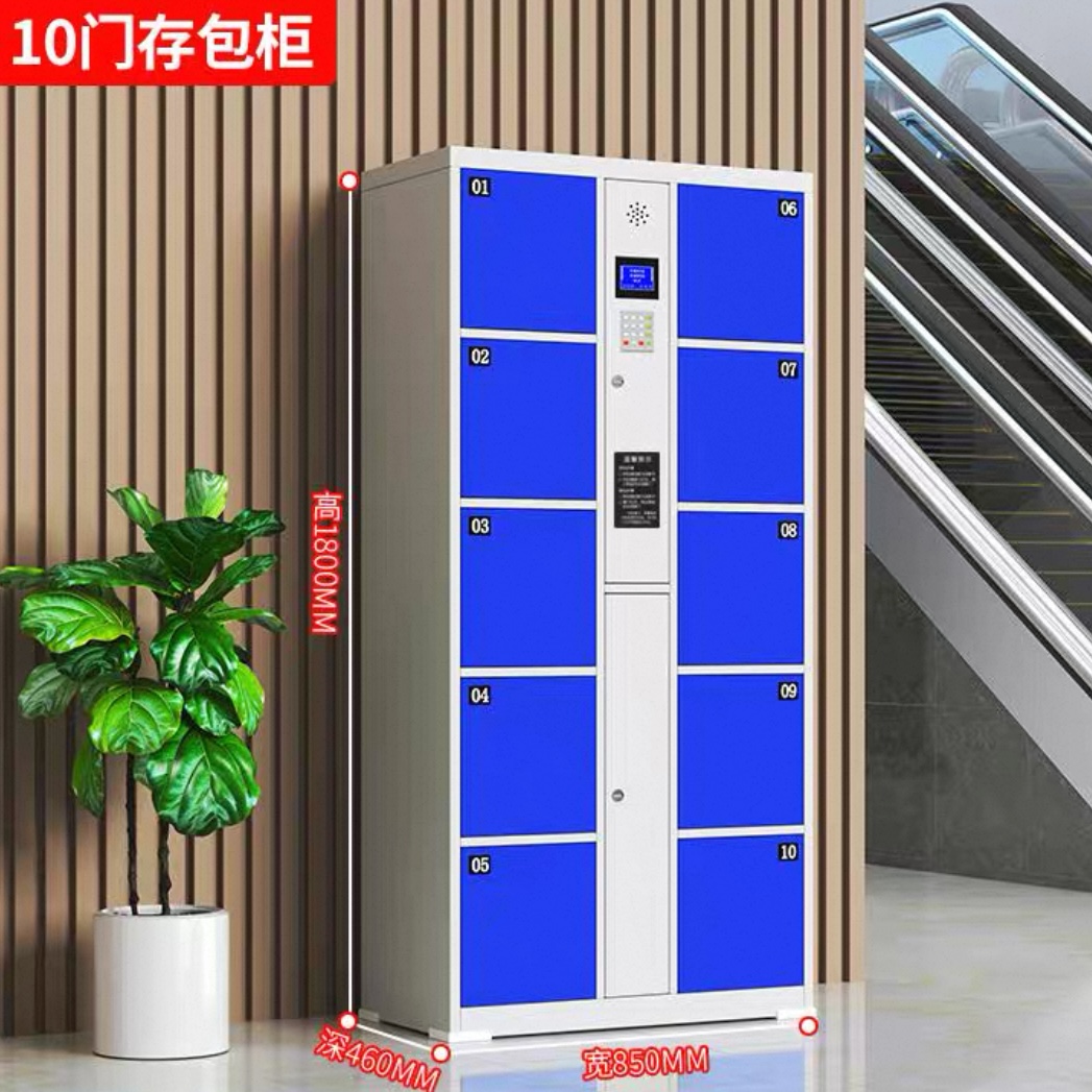 超市電子儲物櫃 學校商場人臉條碼智能寄存櫃 指紋掃碼儲物櫃 Storage locker