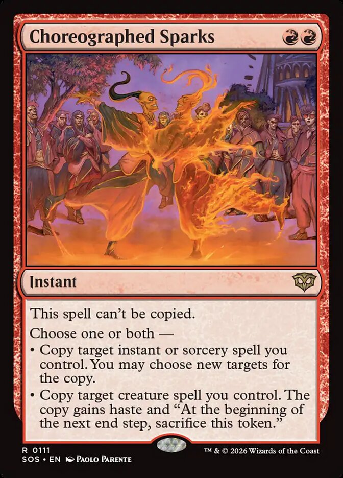 [EN] [Foil] Choreographed Sparks [SOS-111] R