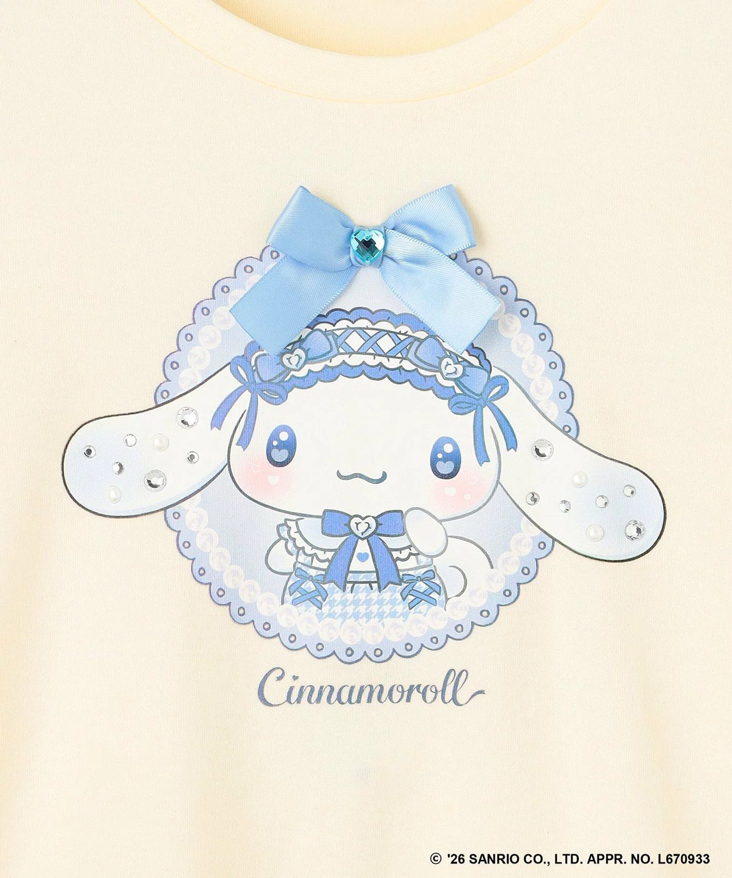 🆕【⭐訂購⭐】🌀 🇯🇵 日本直送 #Sanrio 寶石 緞帶 蕾絲 長袖Tee［3款選］🌀 [ELJA-0202][261122]