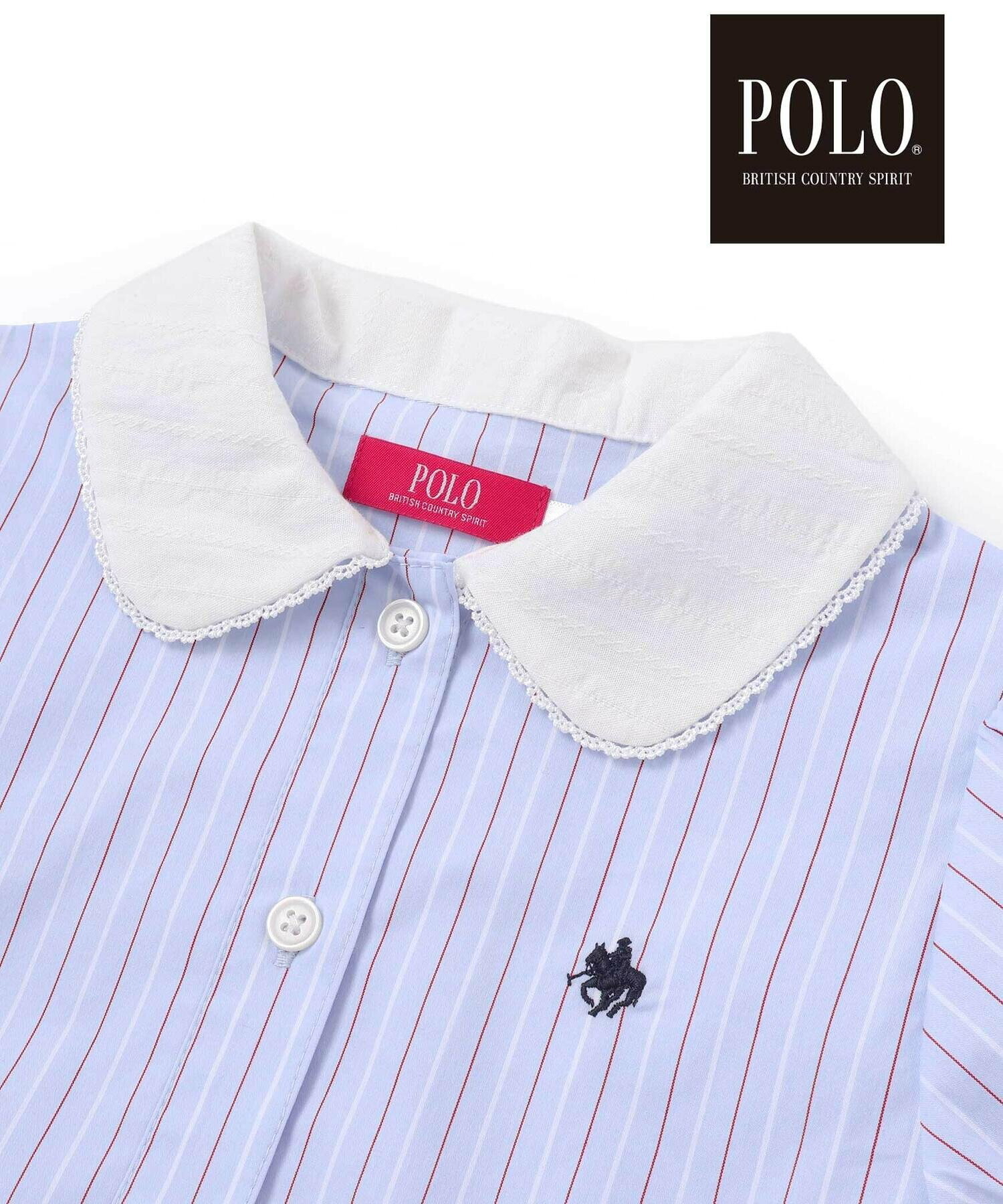 🇯🇵預訂 日本直送🇯🇵Slap Slip x Polo Bcs兩色標誌刺繡蝴蝶結翻領短袖連身裙