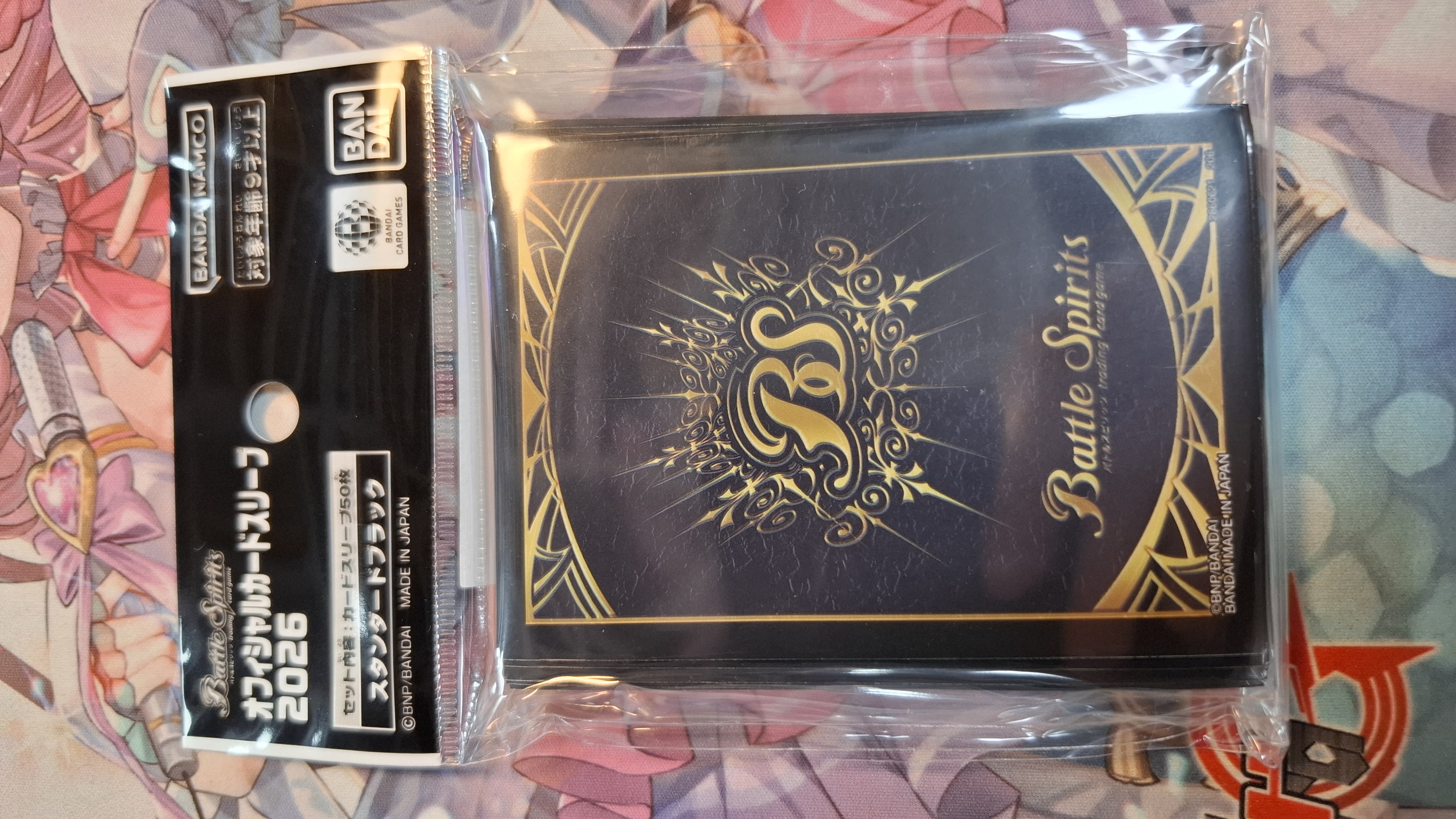 Battle Spirits 卡套 2026 スタンダードブラック 標準黑色