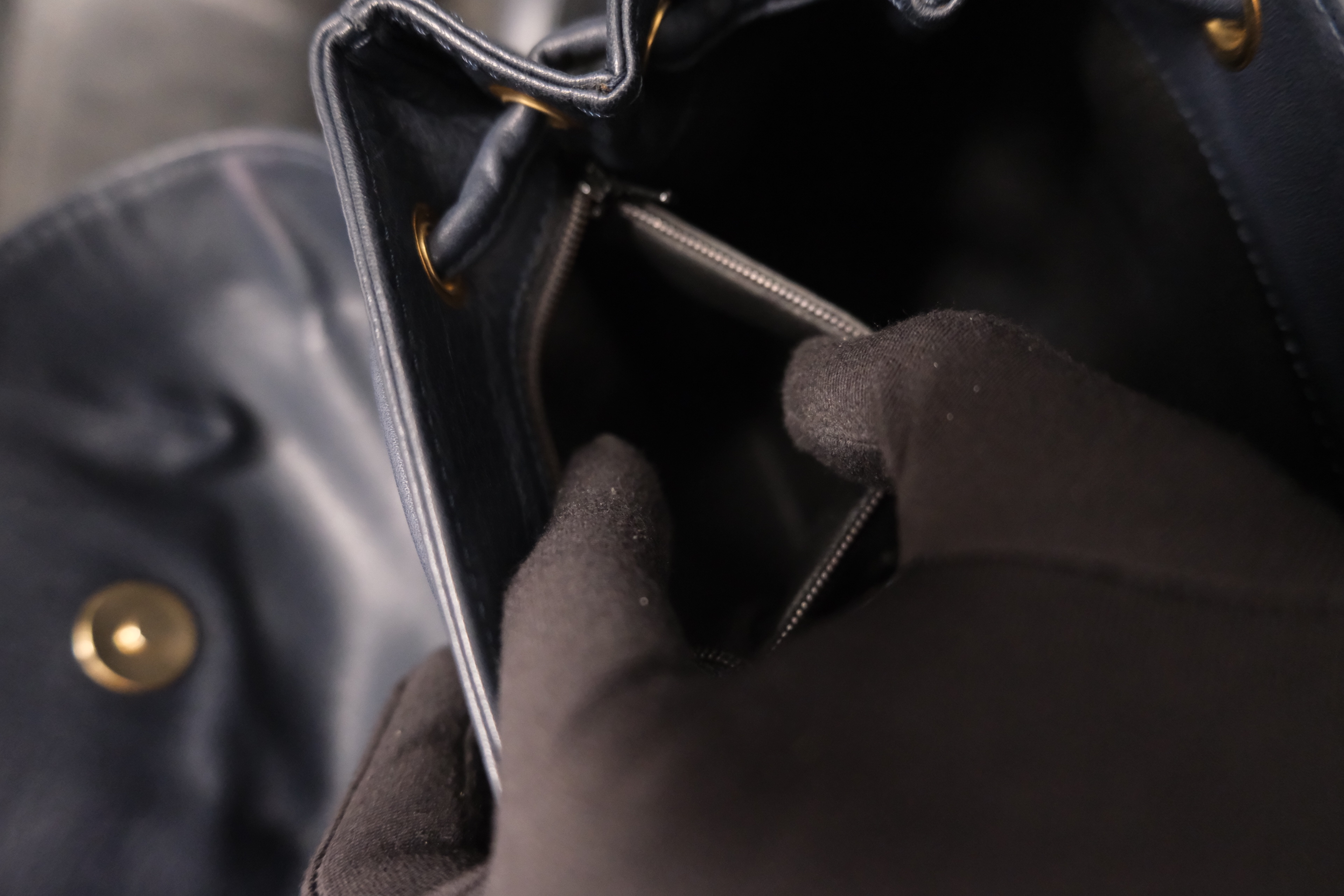 Dior CD Leather Backpack