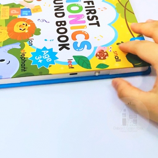 *手指點讀書*Type C 充電*First Phonics Sound Book for Kids | Interactive ABC Alphabet & Phonics Learning | Talking Educational Toy for Toddlers & Preschoolers Age 2–6 Yrs