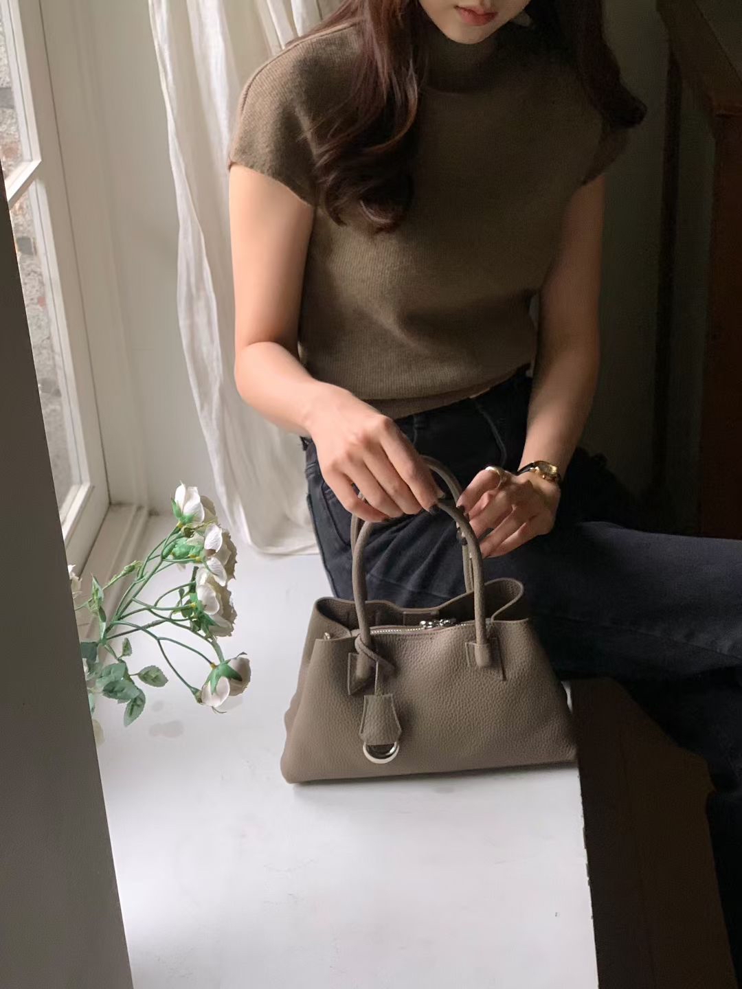 DM03_05  長柄橫Tote (4色)