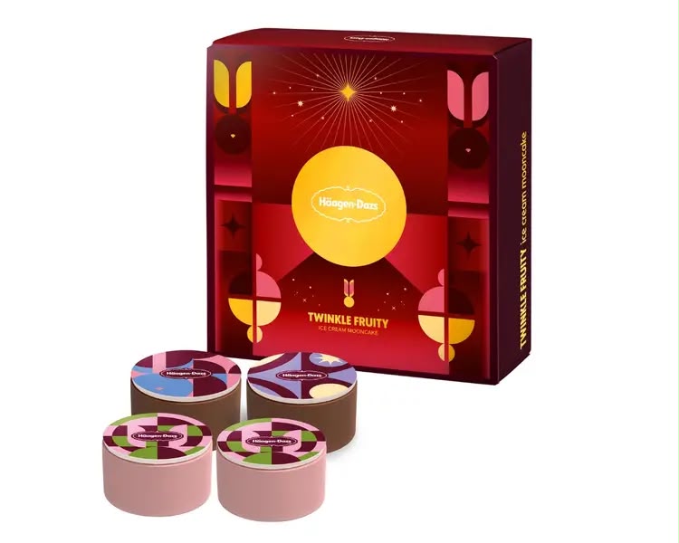 🥮2026中秋限定🥮Haagen dazs 雪糕月餅卷 品．明月