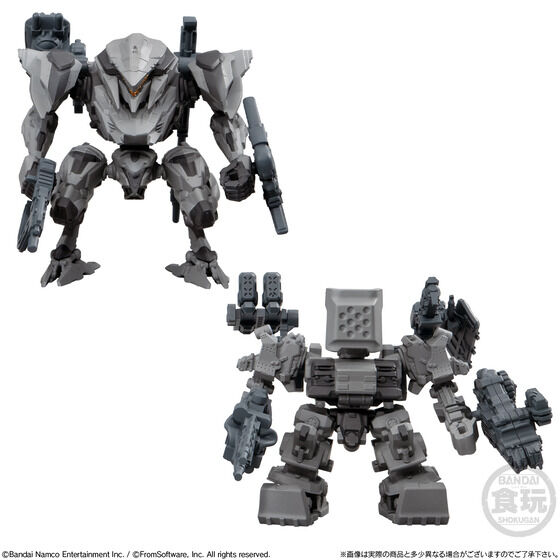 (預訂訂金 $100) (總價 $382) (魂限) Bandai ARMORED CORE VI FIRES OF RUBICON Assemble Collection Vol.01 Default color set 食玩 (行版) 