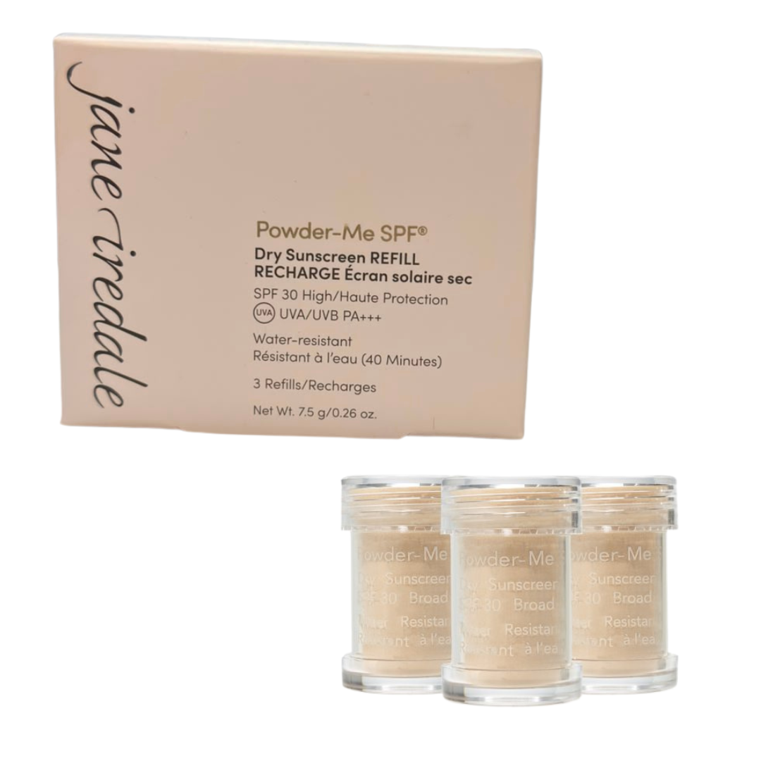 Jane Iredale 防曬粉 SPF 30 三瓶補充裝 Powder-Me SPF 30 Refill