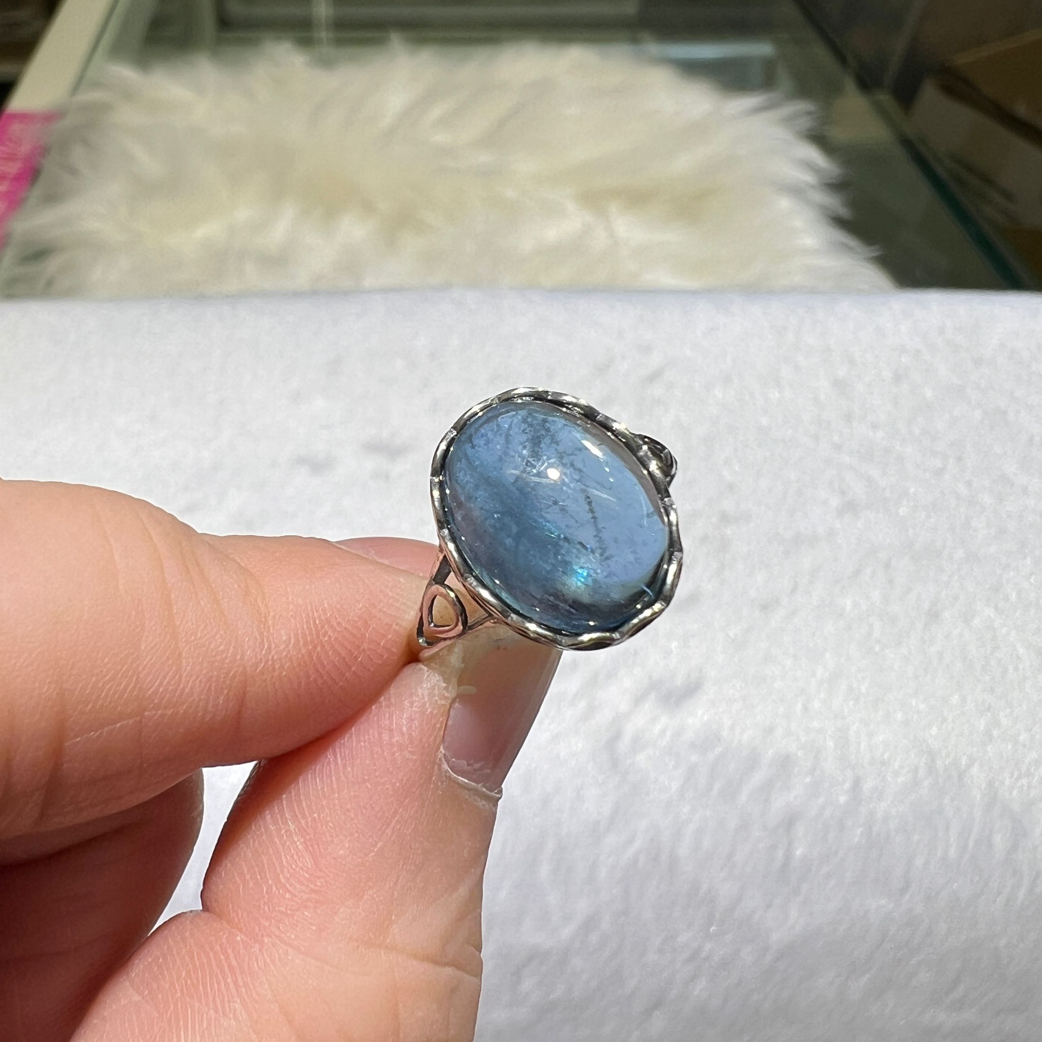 海藍寶戒指 #CA0007