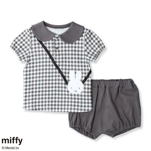 MIFFY BABY KID 小童 SET UP 黑色格仔 70/80