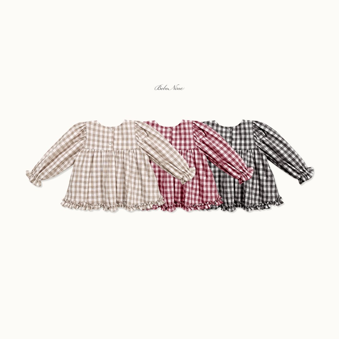 Bebenine Lucy Check Blouse