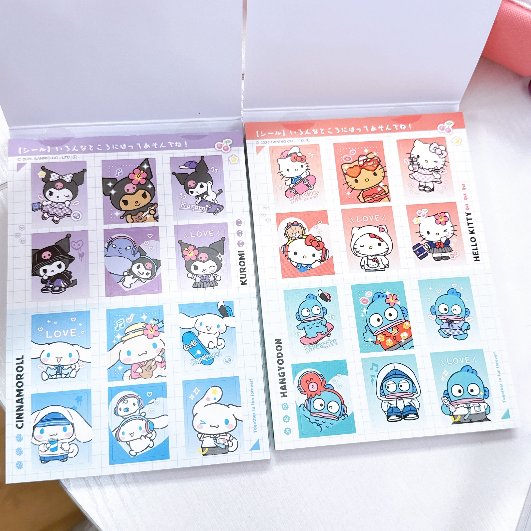 日本直送Sanrio 學生系列memo 筆你541