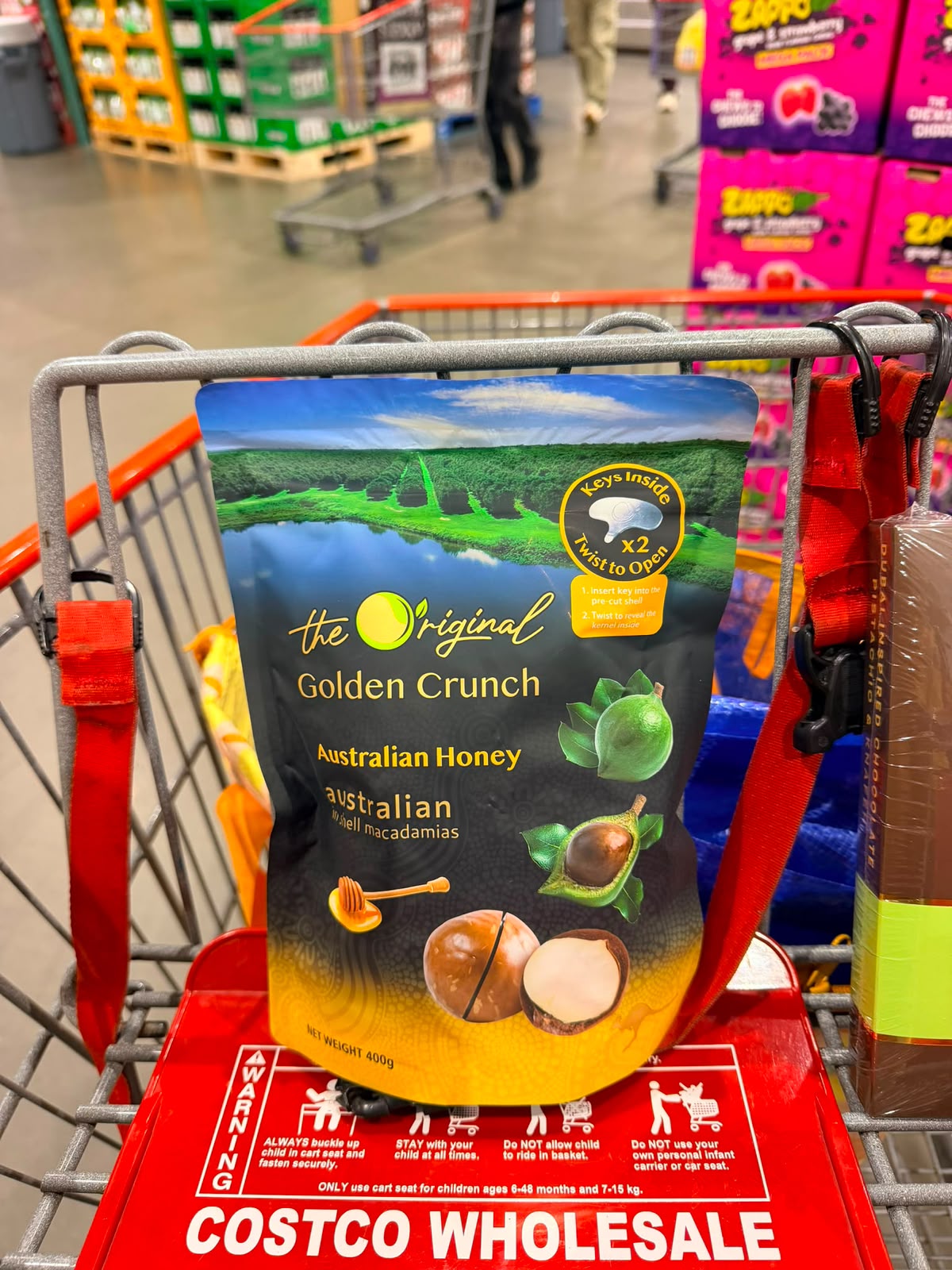 澳洲 Costco直送 │ Macadamias Australia-澳洲蜂蜜黃金脆粒夏威夷果 400克