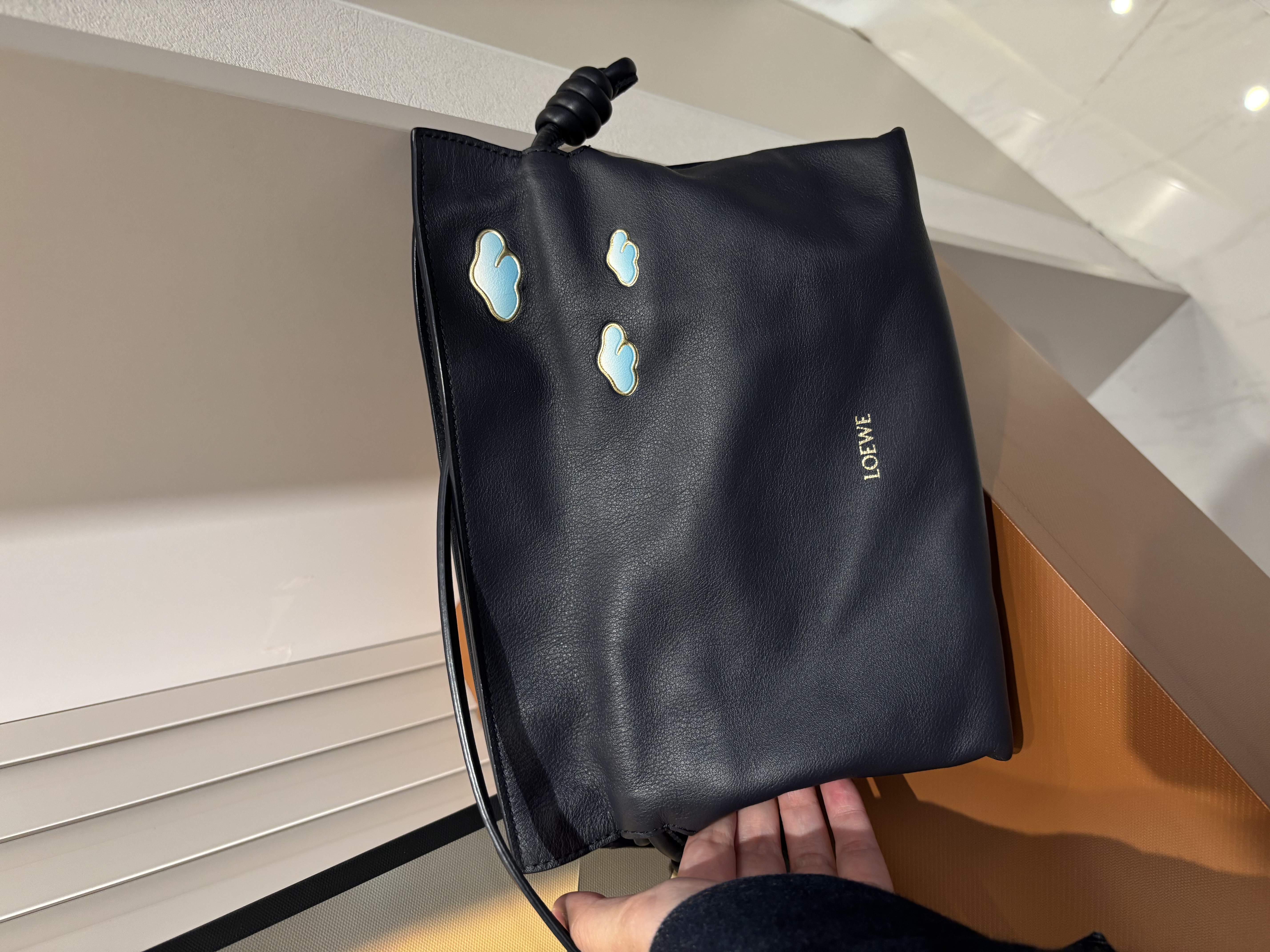 Loewe flamenco clutch 